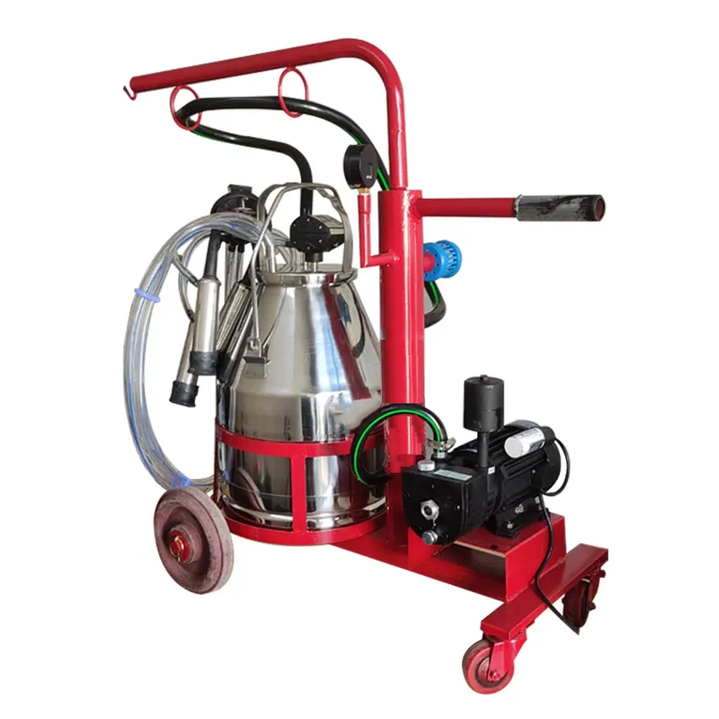 Commercial Milking Machine With 0.75 HP Motor & 28 Liters Milking Bucket 